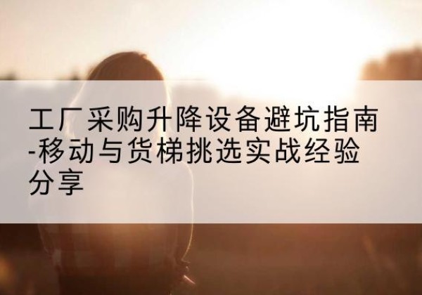 定兴移动式升降机怎么选-工厂采购升降设备避坑指南-移动与货梯挑选实战经验分享